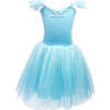 Princess Sapphire Velvet Dress with Ombre Tulle Skirt - Costumes - 1 - thumbnail