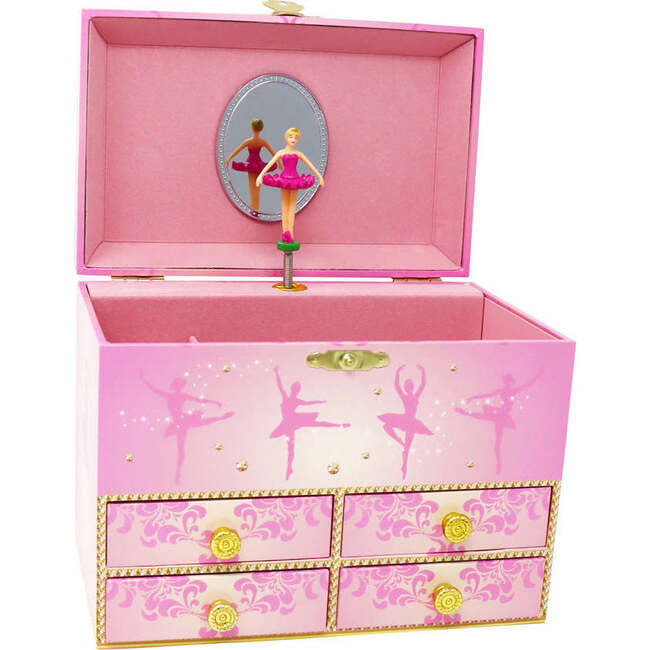 Romantic Ballet Medium Musical Jewelry Box