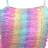 Rainbow Ruched Sparkle Ballet Tutu - Costumes - 3 - thumbnail