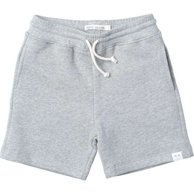 Leo Sweat Short, Heather Grey - Shorts - 1