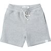 Leo Sweat Short, Heather Grey - Shorts - 1 - thumbnail