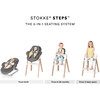 Stokke® Steps™ Bouncer, Deep Grey - Highchairs - 7