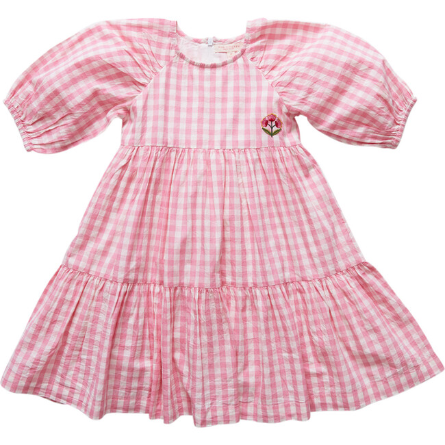 Danielle Maxi Dress, Pink Gingham - Pink Chicken Dresses | Maisonette
