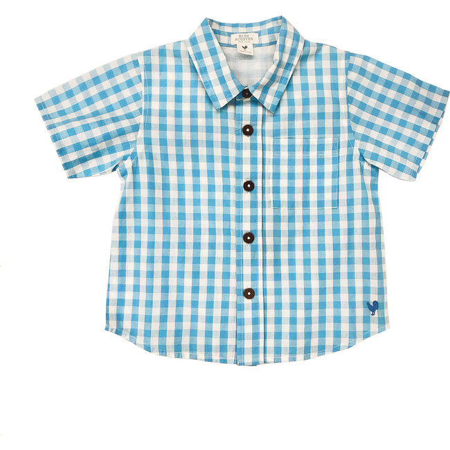 Jack Shirt, Sky Blue Gingham - Shirts - 1