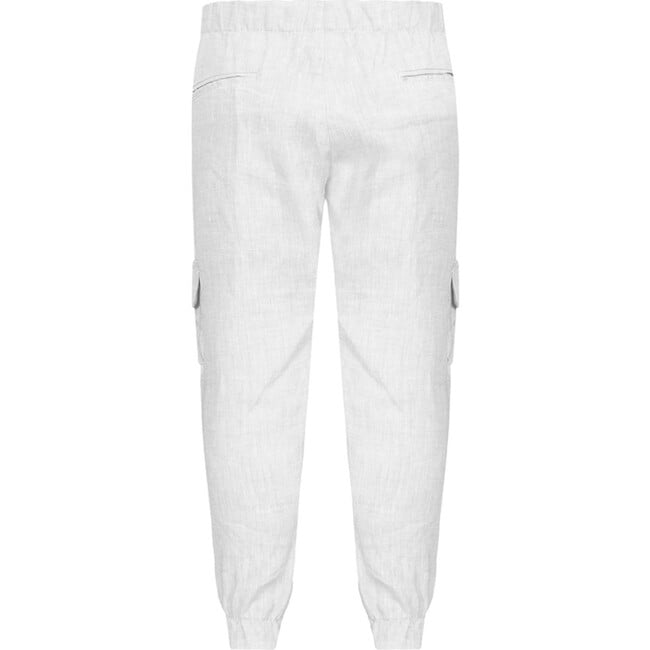 Boy Jogger, White - Pants - 2