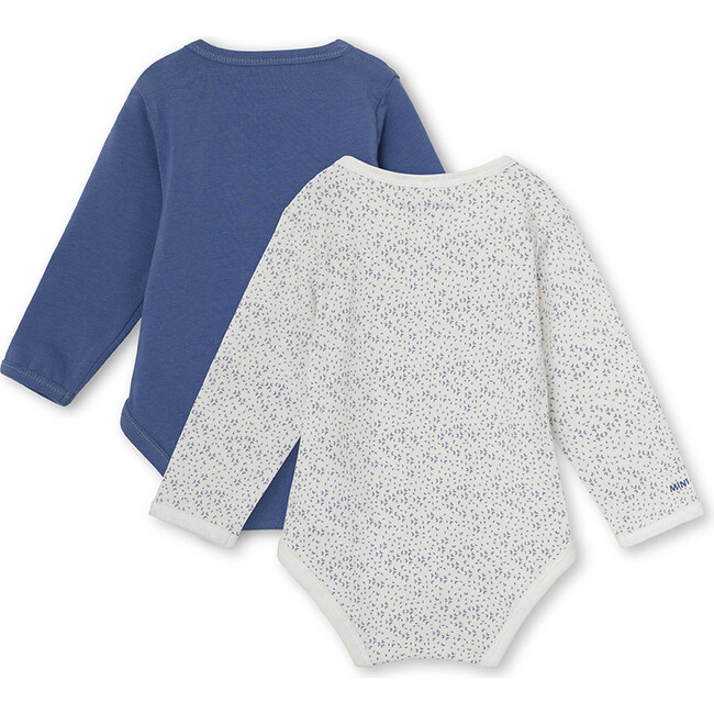 2-pack Organic Yomi Onesie, Blue Print - Onesies - 2