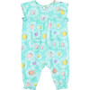 Allover Floral Coverall, Print - Rompers - 1 - thumbnail