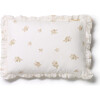Decorative Pillow, Pink Rose Bouquet & Pink Rosebud - Decorative Pillows - 1 - thumbnail