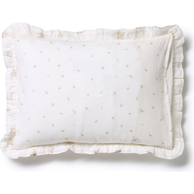 Decorative Pillow, Pink Rose Bouquet & Pink Rosebud - Decorative Pillows - 2