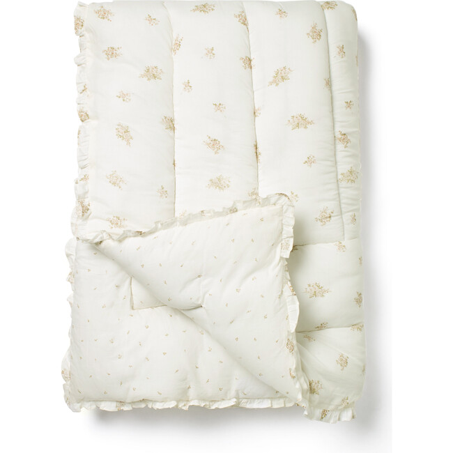 Quilt, Pink Rose Bouquet & Pink Rosebud - Quilts - 2