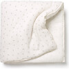 Filled Blanket, Taupe Rose/Taupe Rosebud - Blankets - 2 - thumbnail