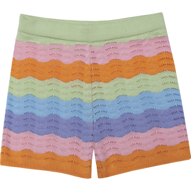 Knit Shorts Rainbow, Multicolor - Shorts - 1