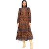 Women's Rosita Dress, Brown - Dresses - 1 - thumbnail