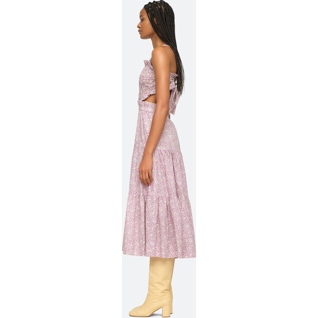 Women's Ida Apron Dress, Lilac - Dresses - 3