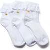 Women's Set of 3 Cindy Ruffle Socks - Socks - 1 - thumbnail