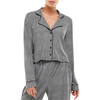 Women's Riley Pj Set, Houndstooth - Pajamas - 2 - thumbnail