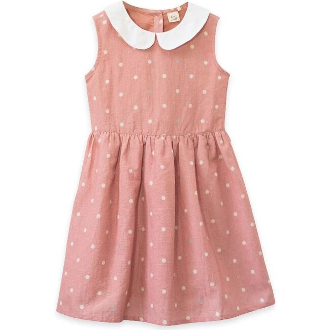 Herbie Dress, Pink Polka Dot
