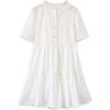 Hattie Dress, Offwhite Broderie - Dresses - 3