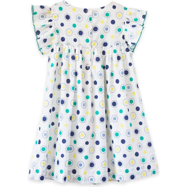 Hannah Dress, Blue Polka Dot - Dresses - 3