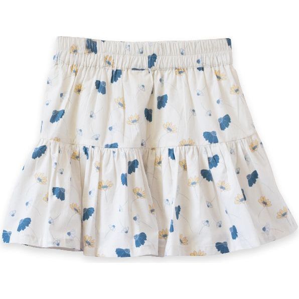 Tiered Skirt, Blue Floral - Skirts - 3