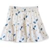 Tiered Skirt, Blue Floral - Skirts - 3