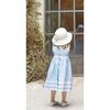 Pure Linen Dress, Turquise - Dresses - 3 - thumbnail