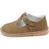 Joy Classic Nubuck Leather Stitch Down T-Strap Mary Jane, Khaki - Mary Janes - 2