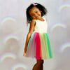 Rainbow Fairy Tank Dress, Yellow - Dresses - 6