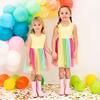 Rainbow Fairy Tank Dress, Yellow - Dresses - 8