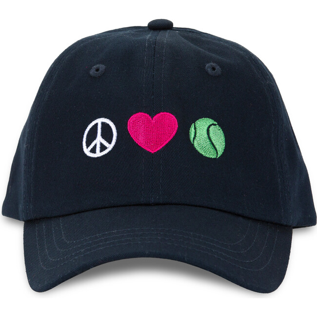 Tennis Camper Hat, Peace Love Tennis