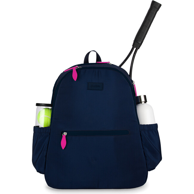 Courtside Tennis Backpack 2.0, Navy/Pink
