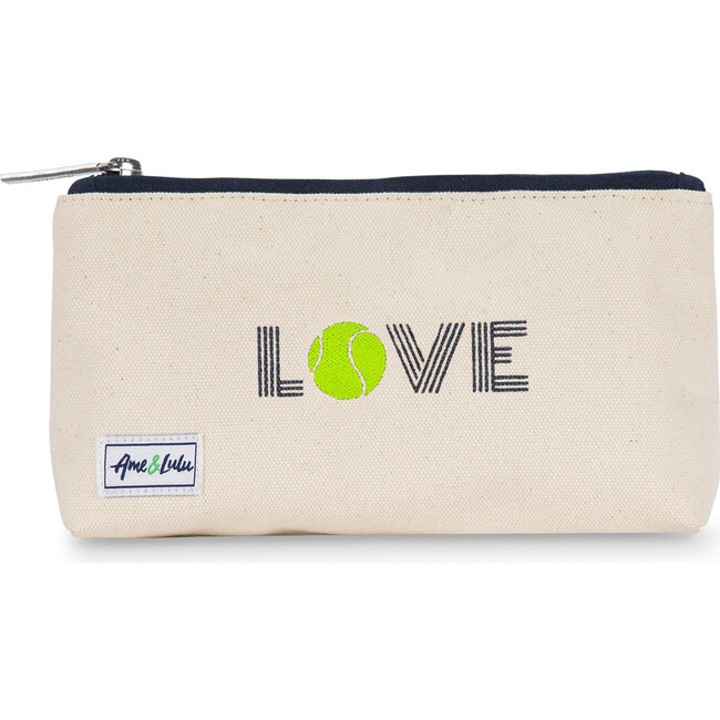 Brush It Off Cosmetic Case, Green Love