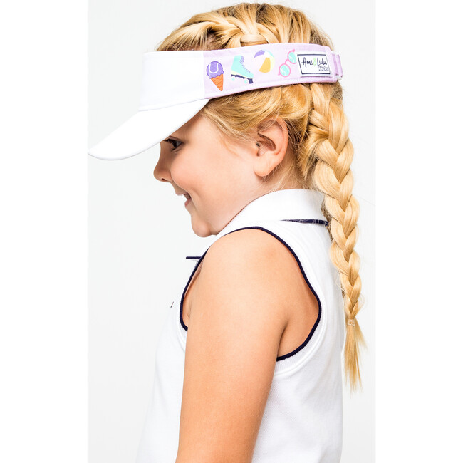 Little Love Visor, Malibu Tennis - Hats - 2