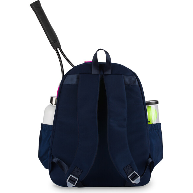 Courtside Tennis Backpack 2.0, Navy/Pink