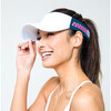 Head in the Game Visor, Navy/Pink Racquets - Hats - 2 - thumbnail