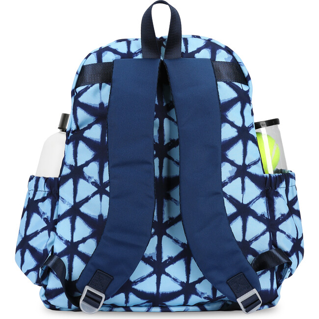 Game On Tennis Backpack, Blue Shibori - Backpacks - 3