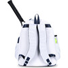 Courtside Tennis Backpack 2.0, White/Navy - Backpacks - 4