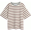Gisela Bordeaux Stripes - T-Shirts - 1 - thumbnail