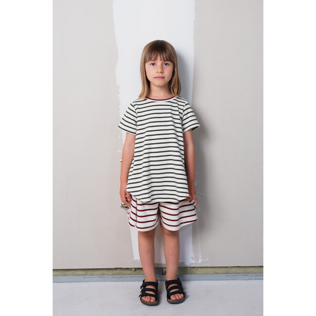 Joana Bordeaux Stripes - Shorts - 3