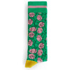 Long Socks Retro Flowers Green - Socks - 3