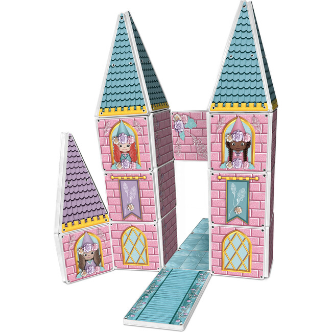 Princess Castle Magna-Tiles Structure Set - STEM Toys - 3