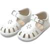 Shelby Caged Sandal, White - Sandals - 1 - thumbnail
