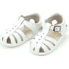 Jamie Open Heart Sandal, White - Sandals - 2