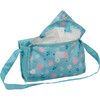 Baby Doll Diaper Bag - Blue Flower Power - Doll Accessories - 1 - thumbnail
