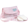 Classic Pastel Pink Diaper Bag - Doll Accessories - 1 - thumbnail