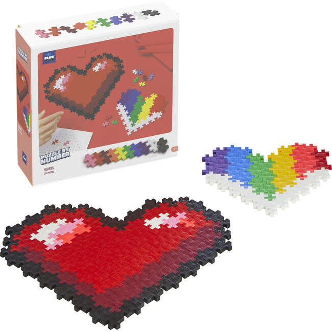 Puzzle by Number, 250 pc Hearts
