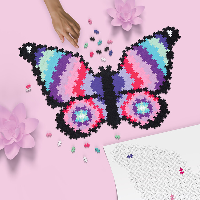 Puzzle by Number, 800 pc Butterfly - STEM Toys - 3