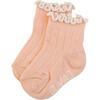 Dainty Spring Ankle Sock, Peach - Socks - 1 - thumbnail