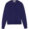 Women's Eileen Birdseye Sweater, Blue Ribbon - Sweaters - 1 - thumbnail