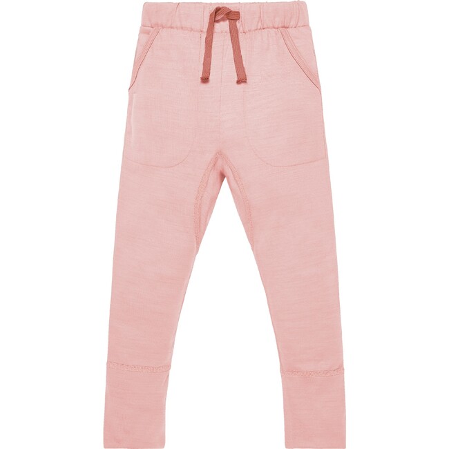 Ultrafine Merino Wool 24-7 Trouser, Pink Peach Blossom